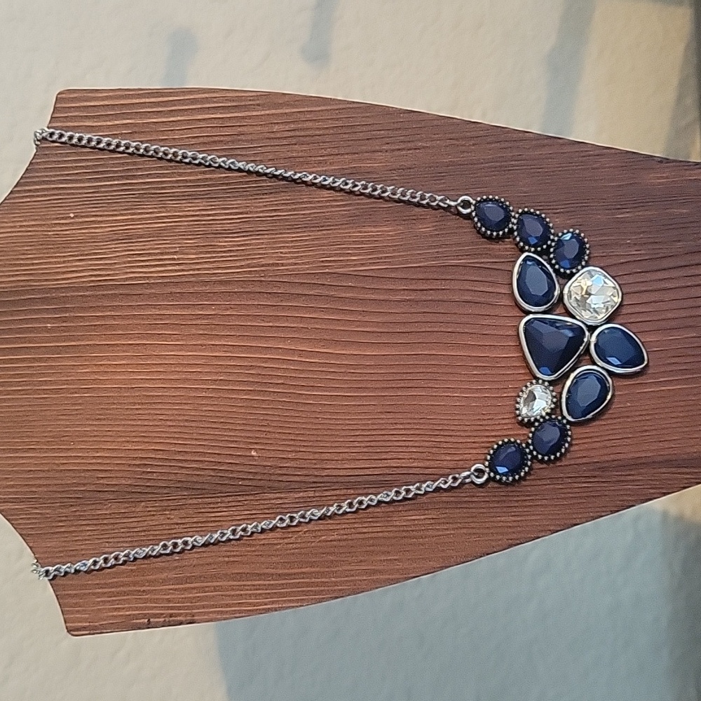 Blue and Silver Necklace